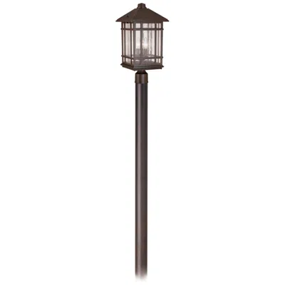Kathy Ireland Sierra Craftsman 100" High Direct Burial Post Light
