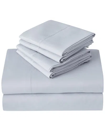 Kathy Ireland Tf Dnu  2000 Thread Count Cotton Sheet Set In Blue