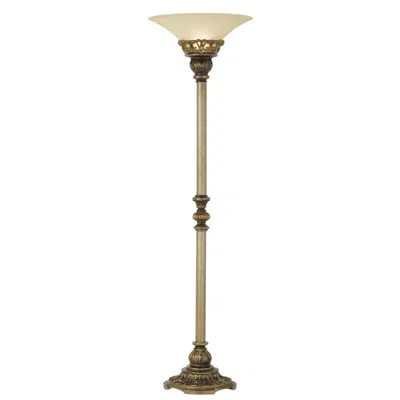 Kathy Ireland Timeless Elegance 71" Traditional Torchiere Floor Lamp
