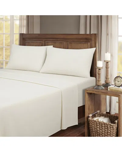 KATHY IRELAND KATHY IRELAND TURKISH COTTON SOLID FLANNEL SHEET SET