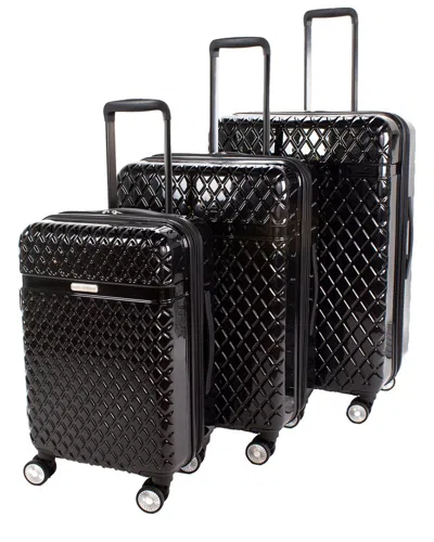 Kathy Ireland Yasmine 3pc Hardside Luggage Set