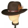 Kathy Jeanne Millinery Women's Wool Western Ranger Cowboy Hat In Brown In Brown