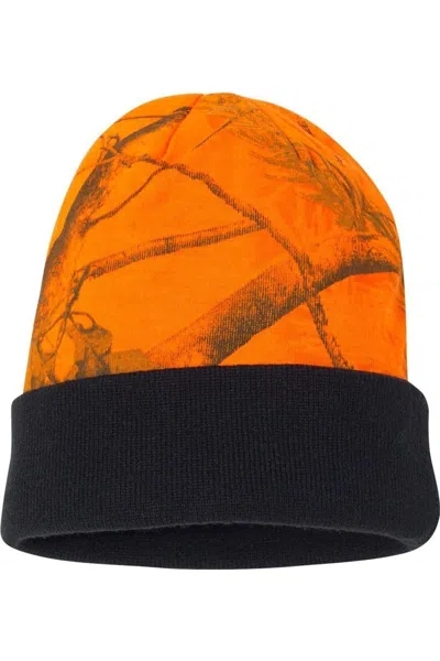 Kati 12 Camo Knit Beanie In Black