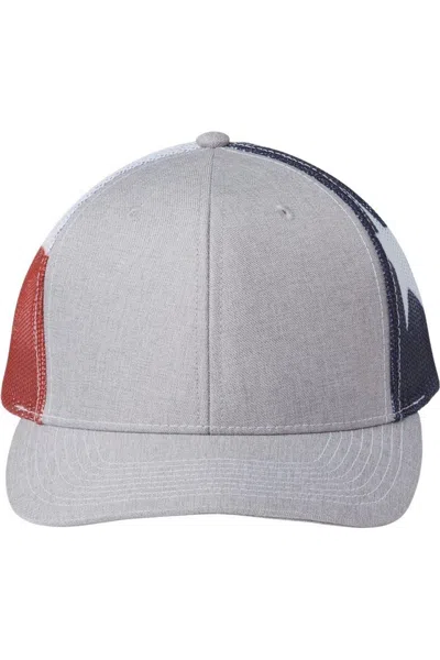 Kati Printed Mesh Trucker Cap In Gray