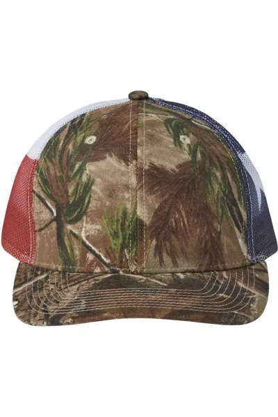 Kati Printed Mesh Trucker Cap In Gold