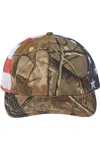 Kati Printed Mesh Trucker Cap In Multi