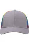 Kati Printed Mesh Trucker Cap In Multi