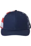 Kati Printed Mesh Trucker Cap In Multi