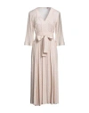 Katia Giannini Woman Midi Dress Light Pink Size 8 Viscose In Pink