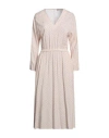 Katia Giannini Woman Midi Dress Light Pink Size 8 Viscose In Pink