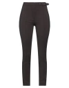 Katia Giannini Woman Pants Chocolate Brown Size 6 Cotton, Polyester, Elastane