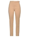 Katia Giannini Woman Pants Sand Size 10 Cotton, Polyester, Elastane In Beige