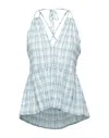Katia Giannini Tops In Blue
