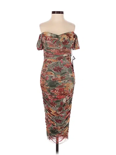 Pre-owned Katia Rae Cocktail Dress In Brown