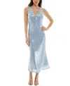 Katia Rae Junior's Sequin Plunge-neck Midi Dress, Created For Macy's In Sky