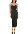 Katia Rae Women's Strapless Midi Party Dress In Black