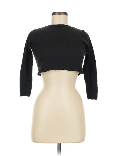 Pre-owned Katie J Nyc 3/4 Sleeve T-shirt In Black