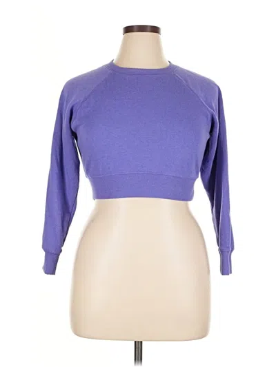 Pre-owned Katie J Nyc Cardigan Sweater In Purple