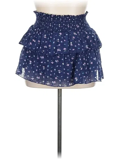 Pre-owned Katie J Nyc Casual Skirt In Blue