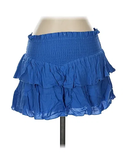 Pre-owned Katie J Nyc Casual Skirt In Blue
