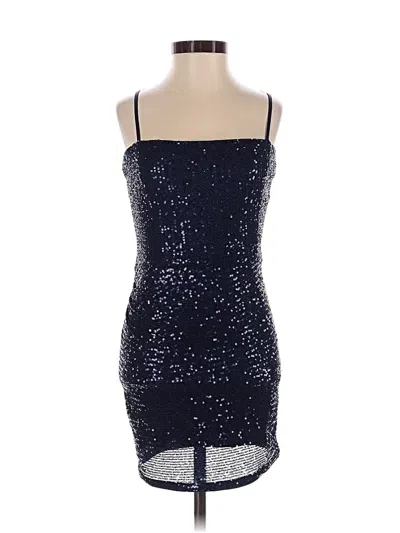 Pre-owned Katie J Nyc Cocktail Dress In Blue