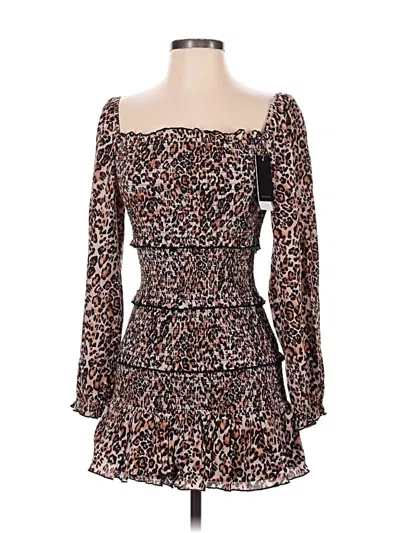 Katie J Nyc Cocktail Dress In Brown