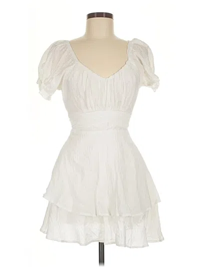Pre-owned Katie J Nyc Cocktail Dress In White