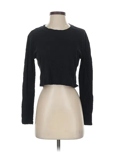 Pre-owned Katie J Nyc Long Sleeve T-shirt In Black