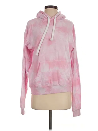 Pre-owned Katie J Nyc Pullover Hoodie In Pink