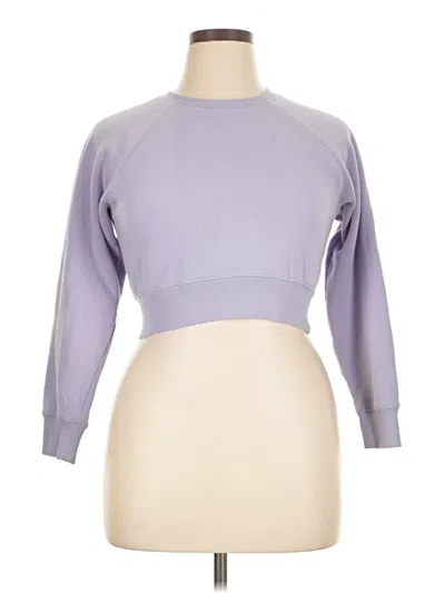 Pre-owned Katie J Nyc Pullover Sweater In Purple
