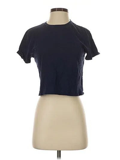 Pre-owned Katie J Nyc Short Sleeve T-shirt In Blue