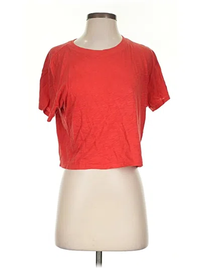 Pre-owned Katie J Nyc Short Sleeve T-shirt In Red
