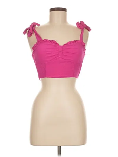 Pre-owned Katie J Nyc Sleeveless Blouse In Pink