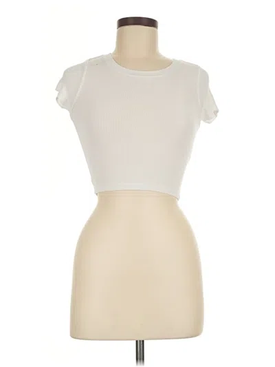 Pre-owned Katie J Nyc Sleeveless T-shirt In Ivory