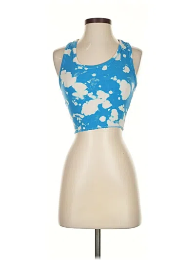 Pre-owned Katie J Nyc Sports Bra In Blue