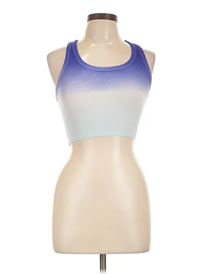 Pre-owned Katie J Nyc Sports Bra In Blue