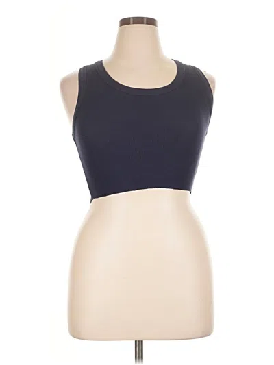Pre-owned Katie J Nyc Sports Bra In Blue
