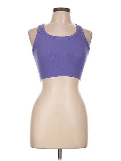 Pre-owned Katie J Nyc Sports Bra In Purple