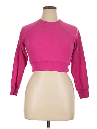Pre-owned Katie J Nyc Sweatshirt In Pink