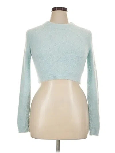 Pre-owned Katie J Nyc Turtleneck Sweater In Teal