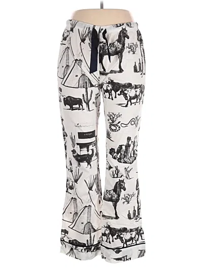 Pre-owned Katie Kime Casual Pants In Ivory