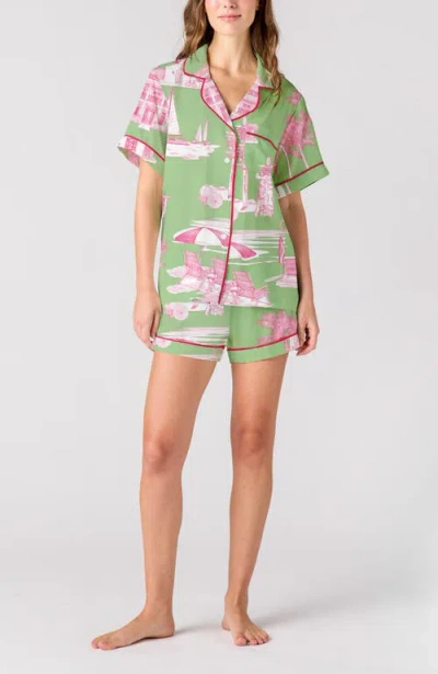 KATIE KIME KATIE KIME FLORIDA TOILE SHORTS SET
