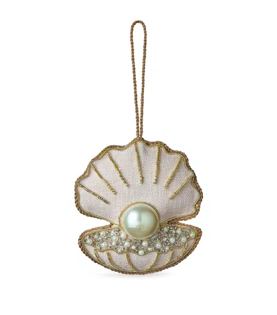 Katie Larmour Clam Shell Tree Decoration In Pink