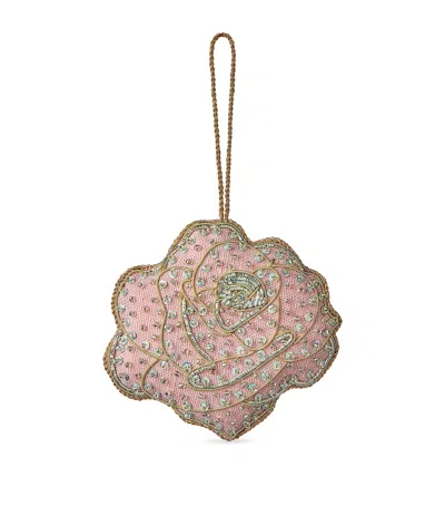 Katie Larmour Rose Tree Decoration In Pink