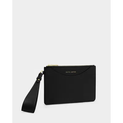 Katie Loxton Alba Wristlet Pouch In Black