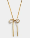 Katie Loxton Amelie Waterproof Gold Bow Necklace In Gold