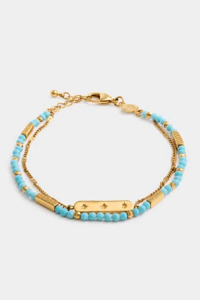 Katie Loxton Birthstone Bracelet 'december' In Gold