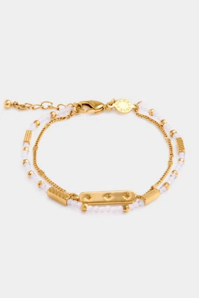 Katie Loxton Birthstone Bracelet 'june' In Gold
