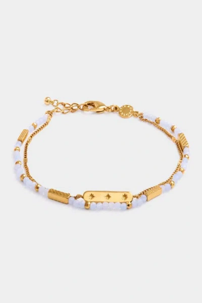 Katie Loxton Birthstone Bracelet 'march' In Orange