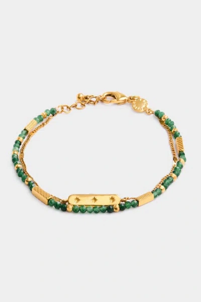 Katie Loxton Birthstone Bracelet 'may' In Green